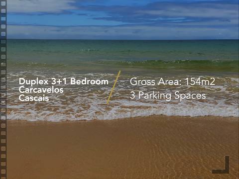 T3 CENTRO CARCAVELOS a 10min. PÉ PRAIA