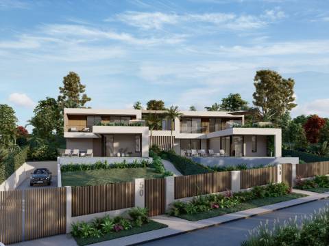 SANTA BÁRBARA DE NEXE - Lote de terreno com projeto aprovado para duas moradias de 4 quarto, VISTA MAR