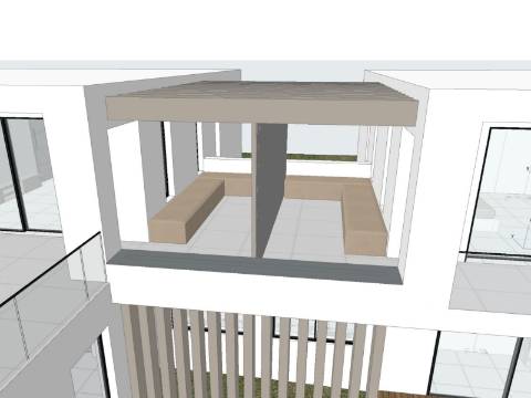 SANTA BÁRBARA DE NEXE - Lote de terreno com projeto aprovado para duas moradias de 4 quarto, VISTA MAR