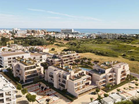 VILAMOURA - Penthouse T3 com rooftop com piscina privada em empreendimento em construção