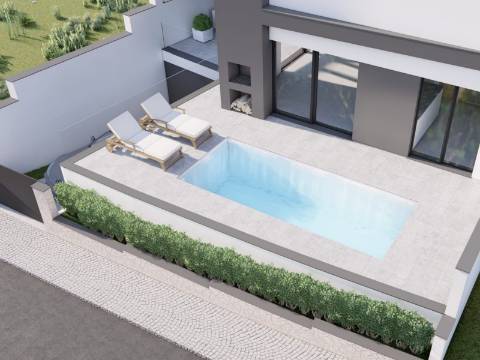 Portimão - Moradia nova com piscina e VISTA para a RIA DE ALVOR