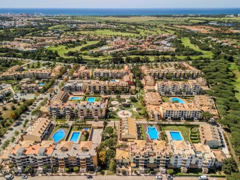 VILAMOURA - Apartamento T2 com VISTA MAR em exclusivo condomínio privado com piscina