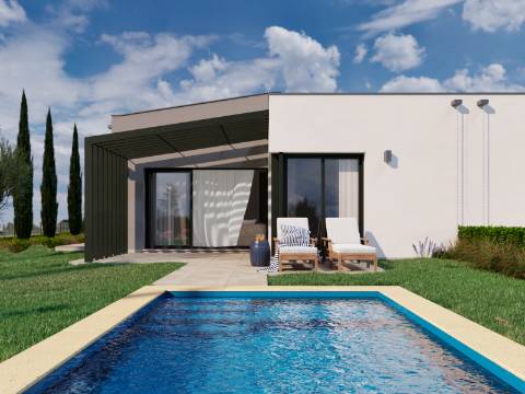 Moderna Moradia Geminada com 2 Quartos, inserido num Golfe Resort