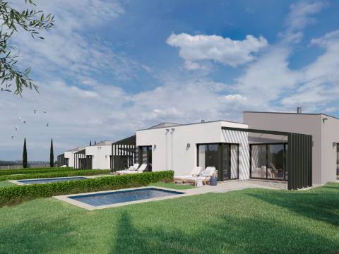 Moderna Moradia Geminada com 2 Quartos, inserido num Golfe Resort