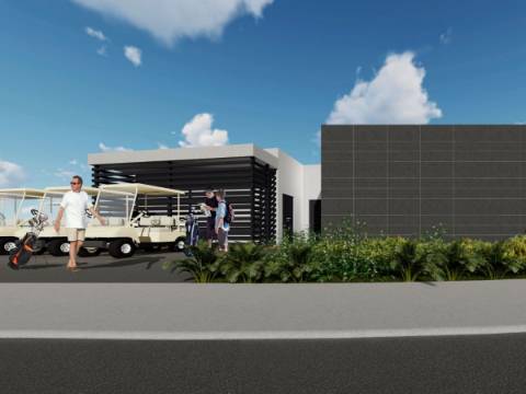 Terreno com projecto aprovado, inserido num Golfe Resort