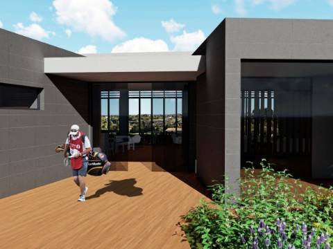 Terreno com projecto aprovado, inserido num Golfe Resort