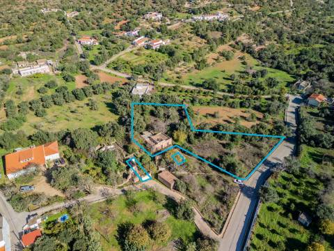 Terreno com 3 Ruínas em Propriedade com grande Potencial, Próximo de Boliqueime