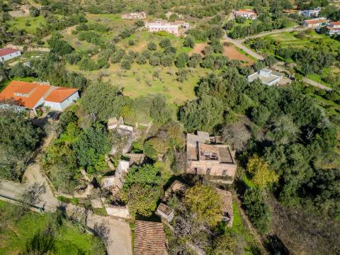 Terreno com 3 Ruínas em Propriedade com grande Potencial, Próximo de Boliqueime