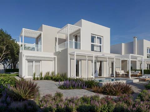 Moderna Moradia Geminada com 2+1 Quartos, inserido num Golfe Resort