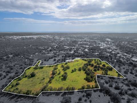 ALMANCIL - Terreno para reconstrução com vista mar