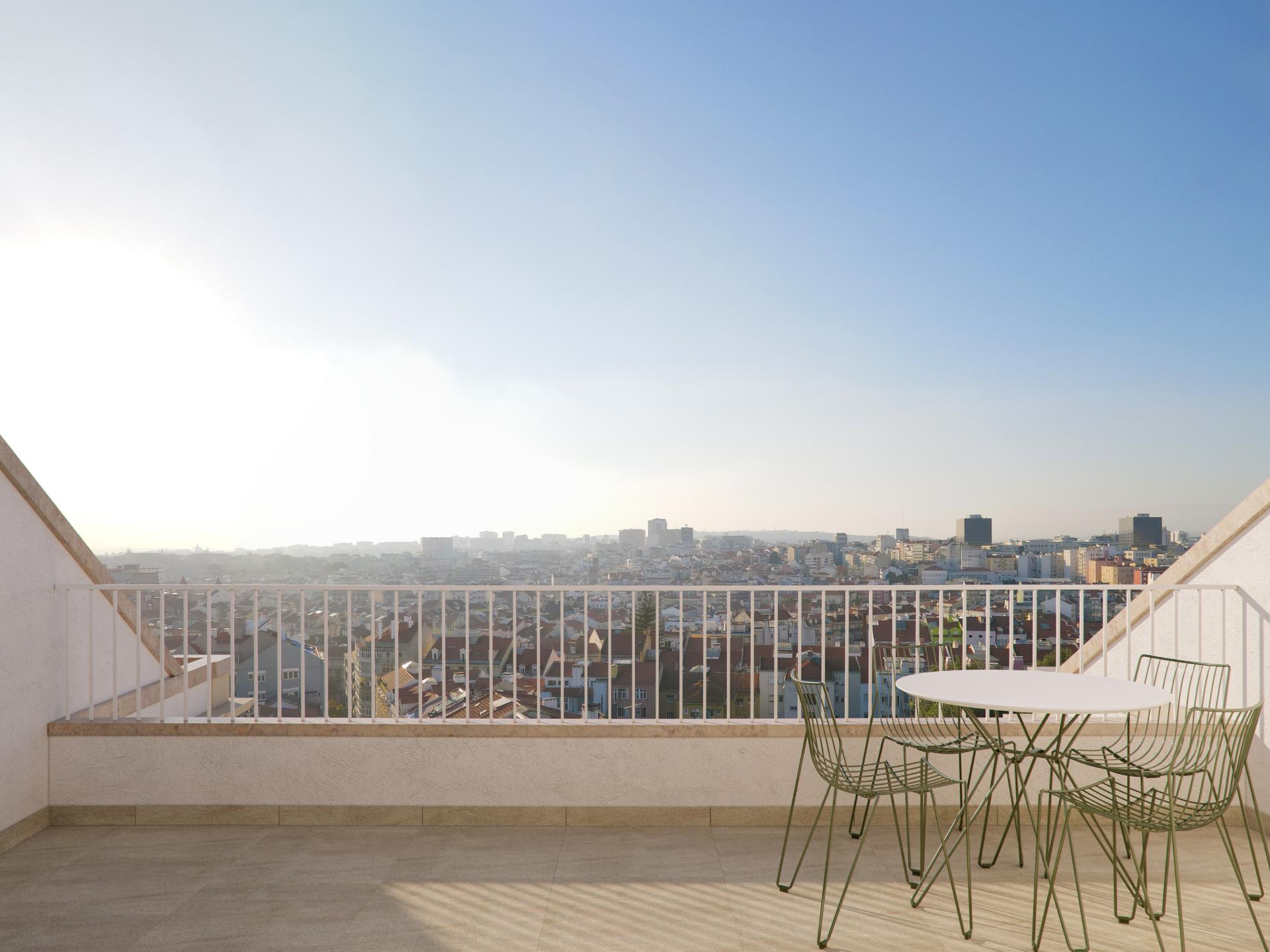 Apartamento num 'Pateo' com piscina comum, Arroios