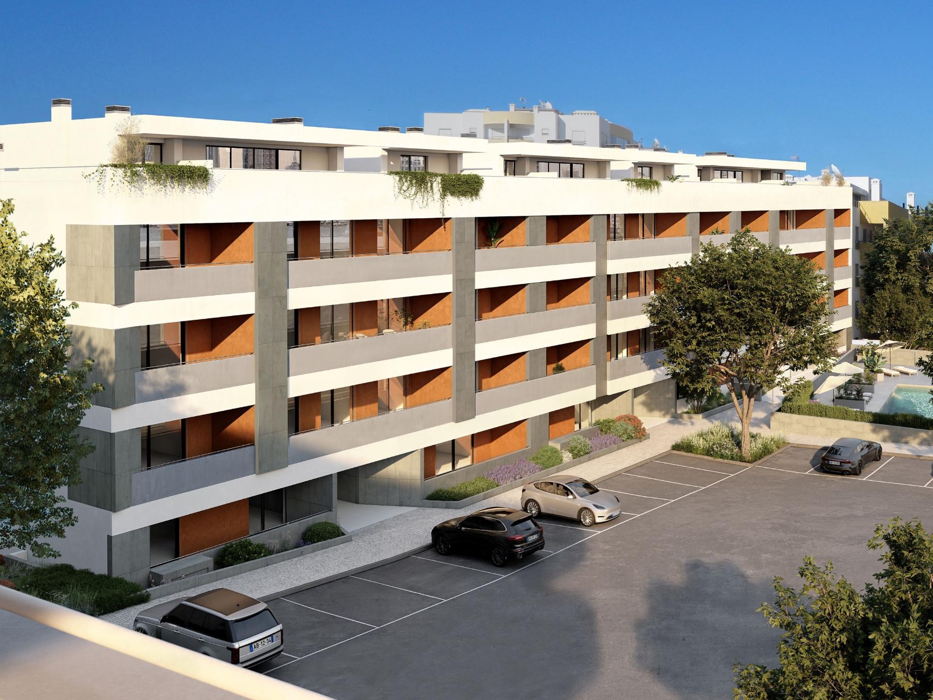 Lagos - Apartamento T2 + Duplex em empreendimento com piscina, a 5 minutos da praia