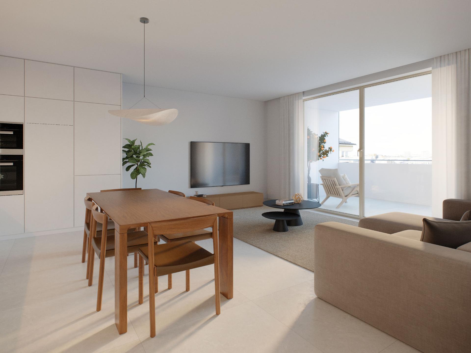 Lagos - Apartamento T2 + Duplex em empreendimento com piscina, a 5 minutos da praia