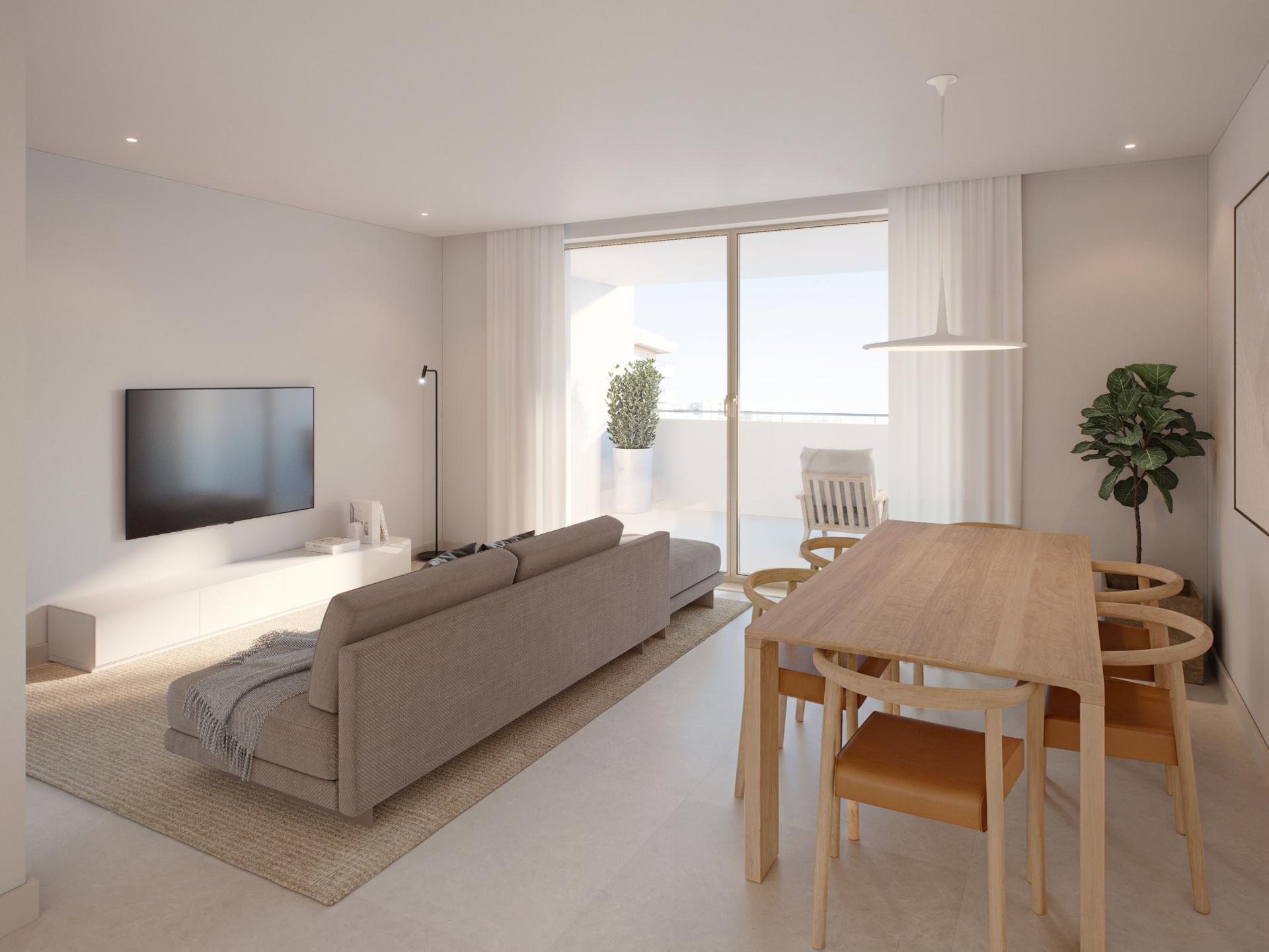 Lagos - Apartamento T1+1 em empreendimento com piscina, a 5 minutos da praia