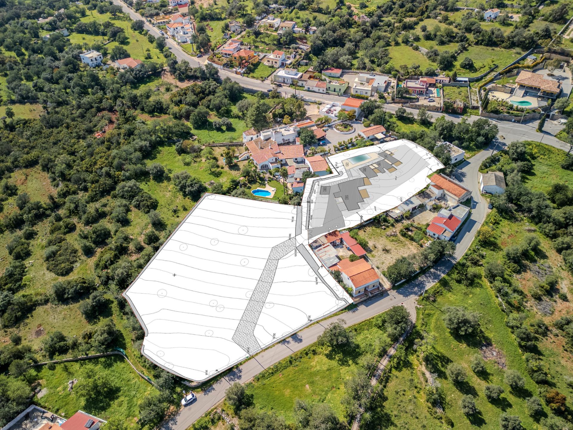 Loulé, Quinta da Eira - Terreno de 7.700m² com PIP Aprovado para Moradia de 450m²