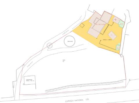 Moradia T2 + Moradia T1 com vista Mar para recuperar em Bias do Norte - Olhão