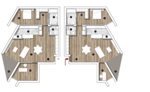 Espectacular Apartamento T1 + 1 de Luxo com Vista Ria Formosa