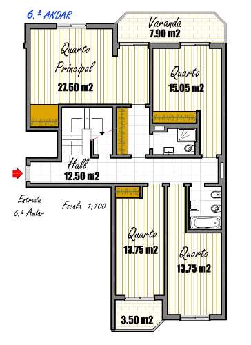 Apartamento T5 Triplex Penthouse com Piscina Privada e Garagem em Faro