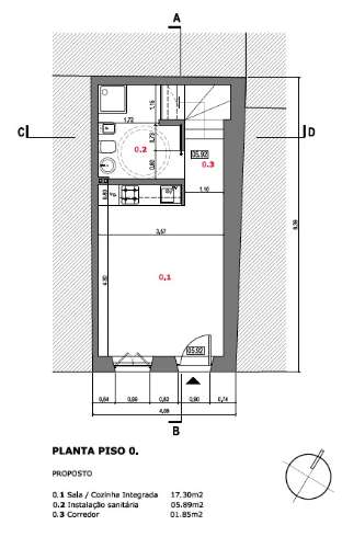 Moradia Típica T1 com Projeto Aprovado em Fuzeta