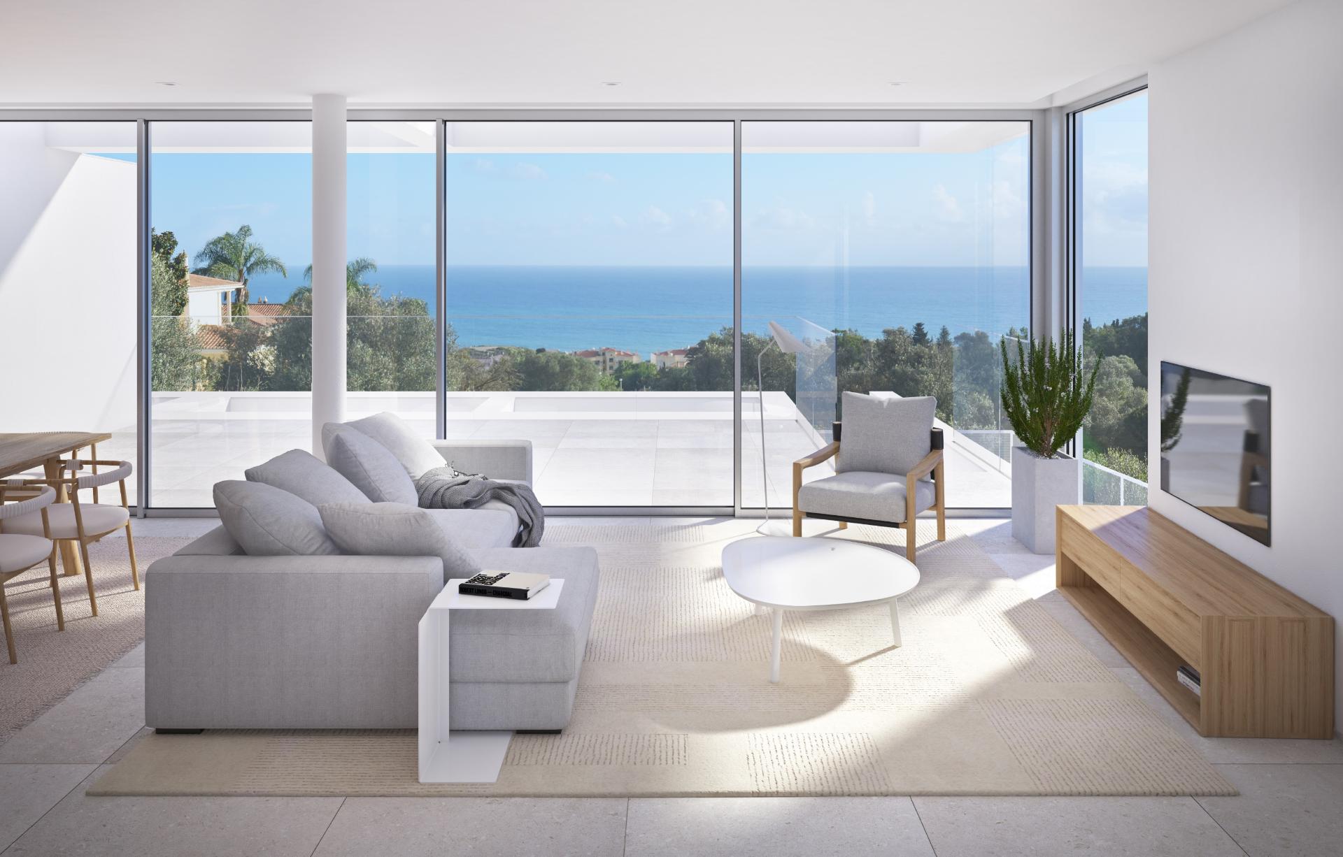 Moradia geminada em construção em Praia da Luz.