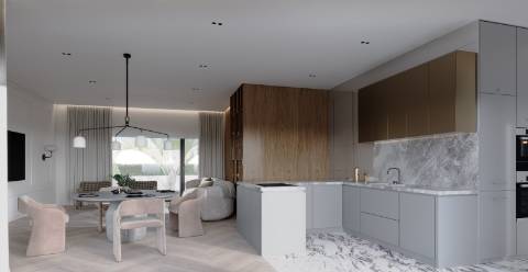 Apartamento T3: Conforto, Design com jardim e elevador privativos