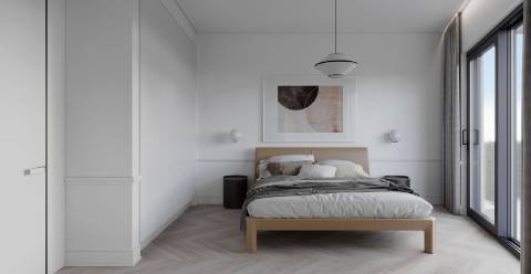 Apartamento T3: Conforto, Design com jardim e elevador privativos