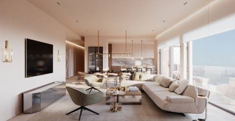 Apartamento Premium de 4 Quartos em Faro - Conforto, Design Elegante e Terraço com Piscina