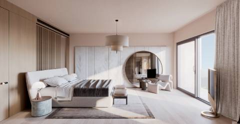 Apartamento Premium de 4 Quartos em Faro - Conforto, Design Elegante e Terraço com Piscina