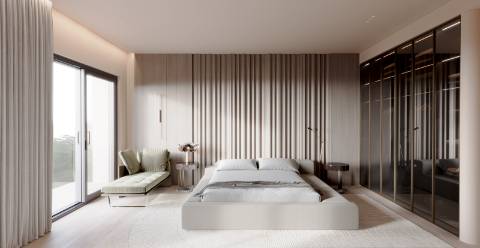 Apartamento Premium de 4 Quartos em Faro - Conforto, Design Elegante e Terraço com Piscina