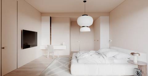 Apartamento Premium de 4 Quartos em Faro - Conforto, Design Elegante e Terraço com Piscina