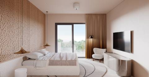 Apartamento Premium de 4 Quartos em Faro - Conforto, Design Elegante e Terraço com Piscina