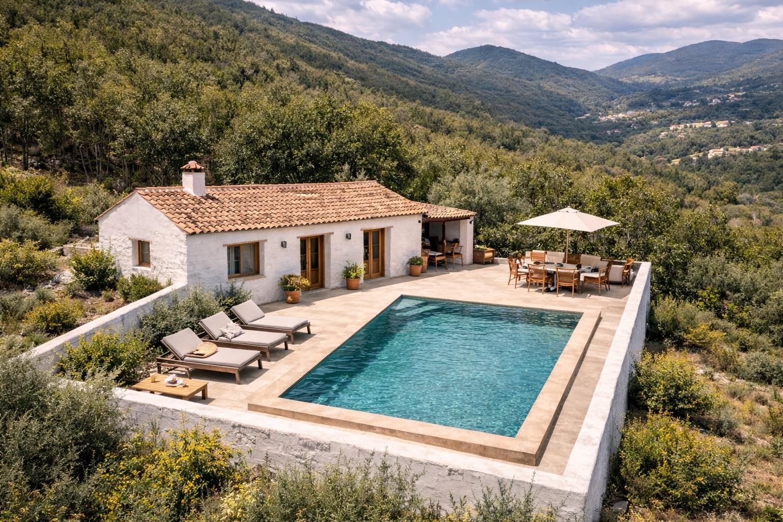 Propriedade com Habitação para Reabilitação e 37 Hectares de Natureza 
Property with House for Renovation and 37 Hectares of Nature