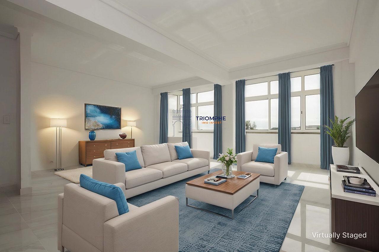 Apartamento T3 Carcavelos Renovado Vista Rio