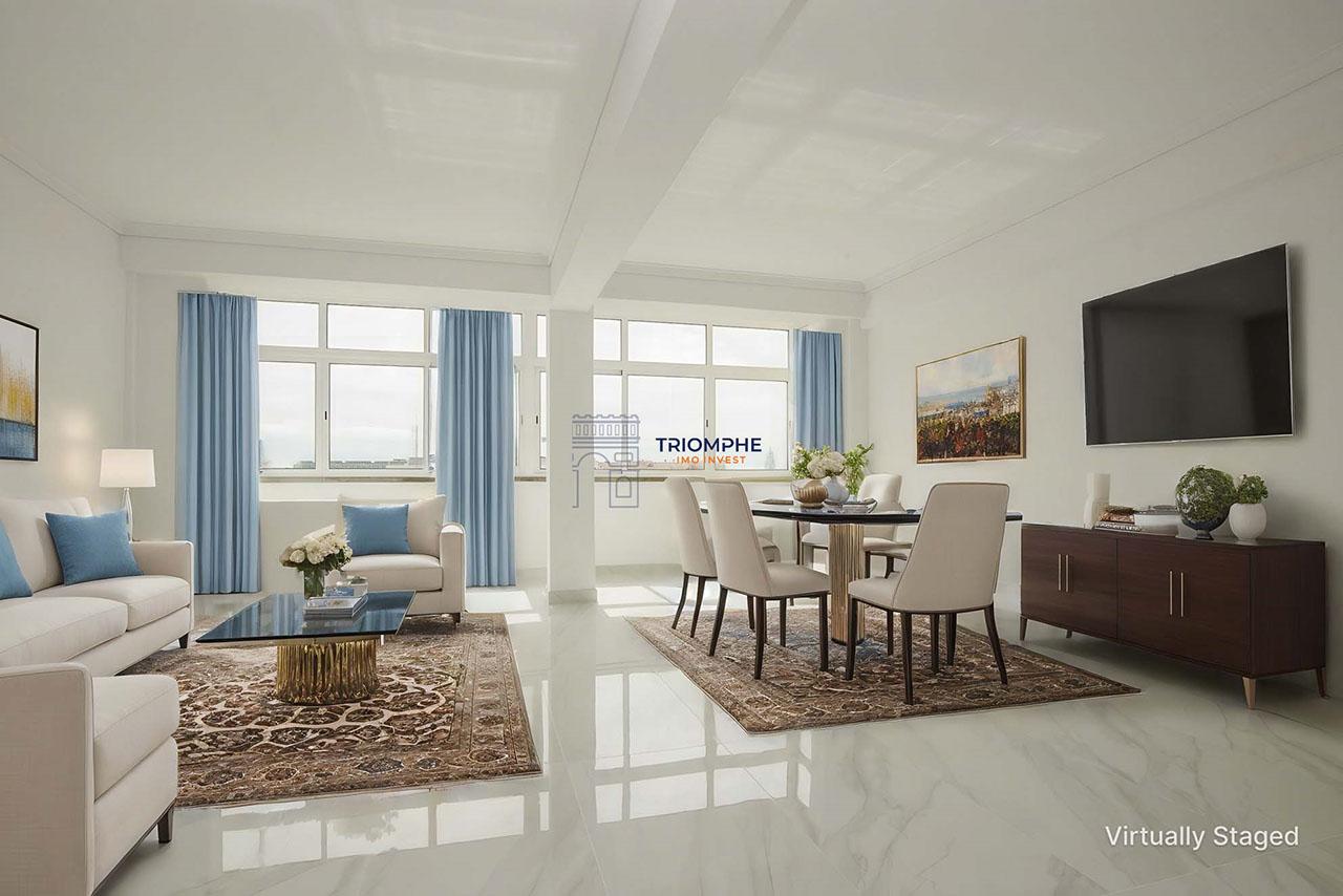 Apartamento T3 Carcavelos Renovado Vista Rio