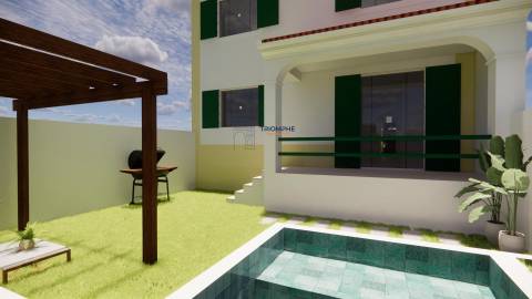 Moradia Geminada T3 com piscina - Mafra