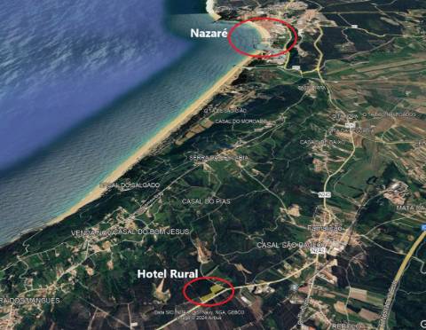 Terreno com viabilidade de construção Hotel Rural localizado em São Martinho do Porto.