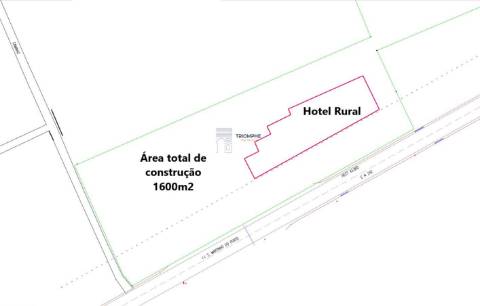 Terreno com viabilidade de construção Hotel Rural localizado em São Martinho do Porto.
