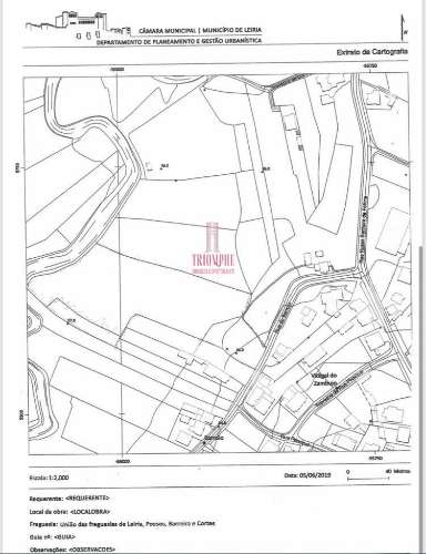 Terreno c/ 13.102 m2, 2100m2 para construção, Cortes, Leiria
