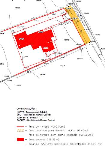 Terreno c/ projeto aprovado em Moita dos Ferreiros