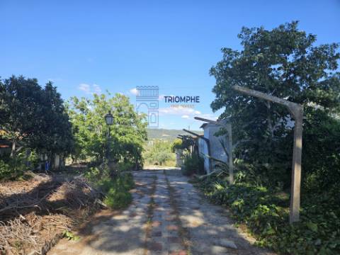 Quinta em terreno rústico, com parcela urbana