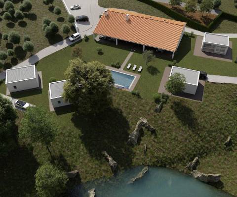 Quinta 20800m2 e Lago, C/ Projeto Aprovado P/ Moradia, Piscina e 4 T1