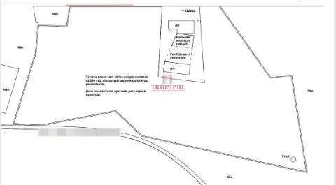 Armazém Comercial c/ Terreno de 4.920m2, Batalha