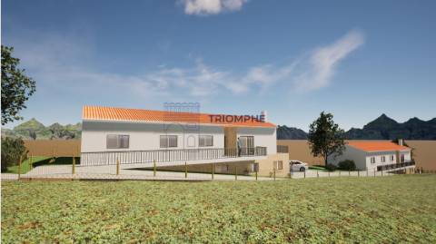 Terreno c/ projeto aprovado, Cela, Alcobaça
