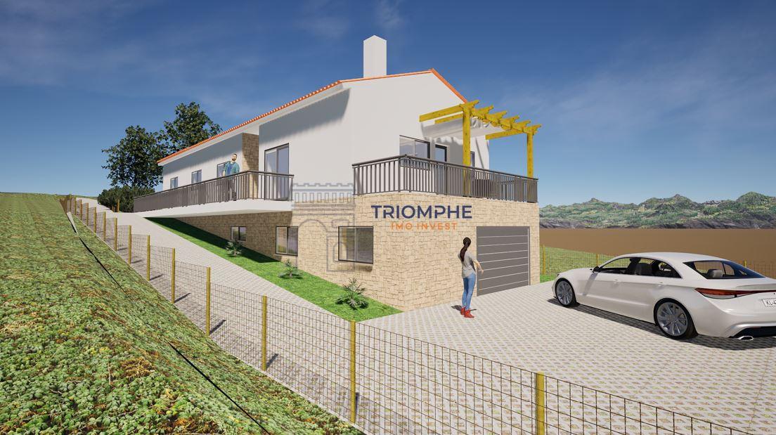 Terreno c/ projeto aprovado, Cela, Alcobaça