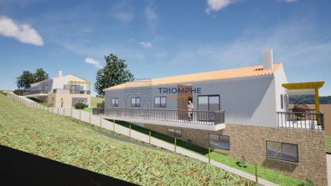 Terreno c/ projeto aprovado, Cela, Alcobaça