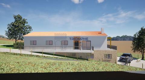 Terreno c/ projeto aprovado, Cela, Alcobaça