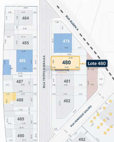 Terreno urbano - 305 m² em Odivelas - Vista Rio