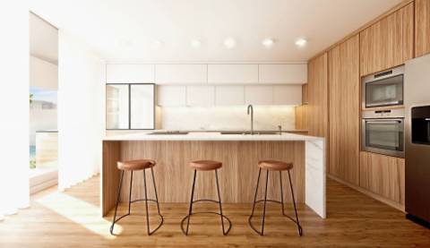 Moradia térrea T4 com duas suítes e piscina em Fernão Ferro