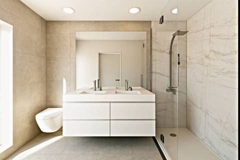 Moradia térrea T4 com duas suítes e piscina em Fernão Ferro