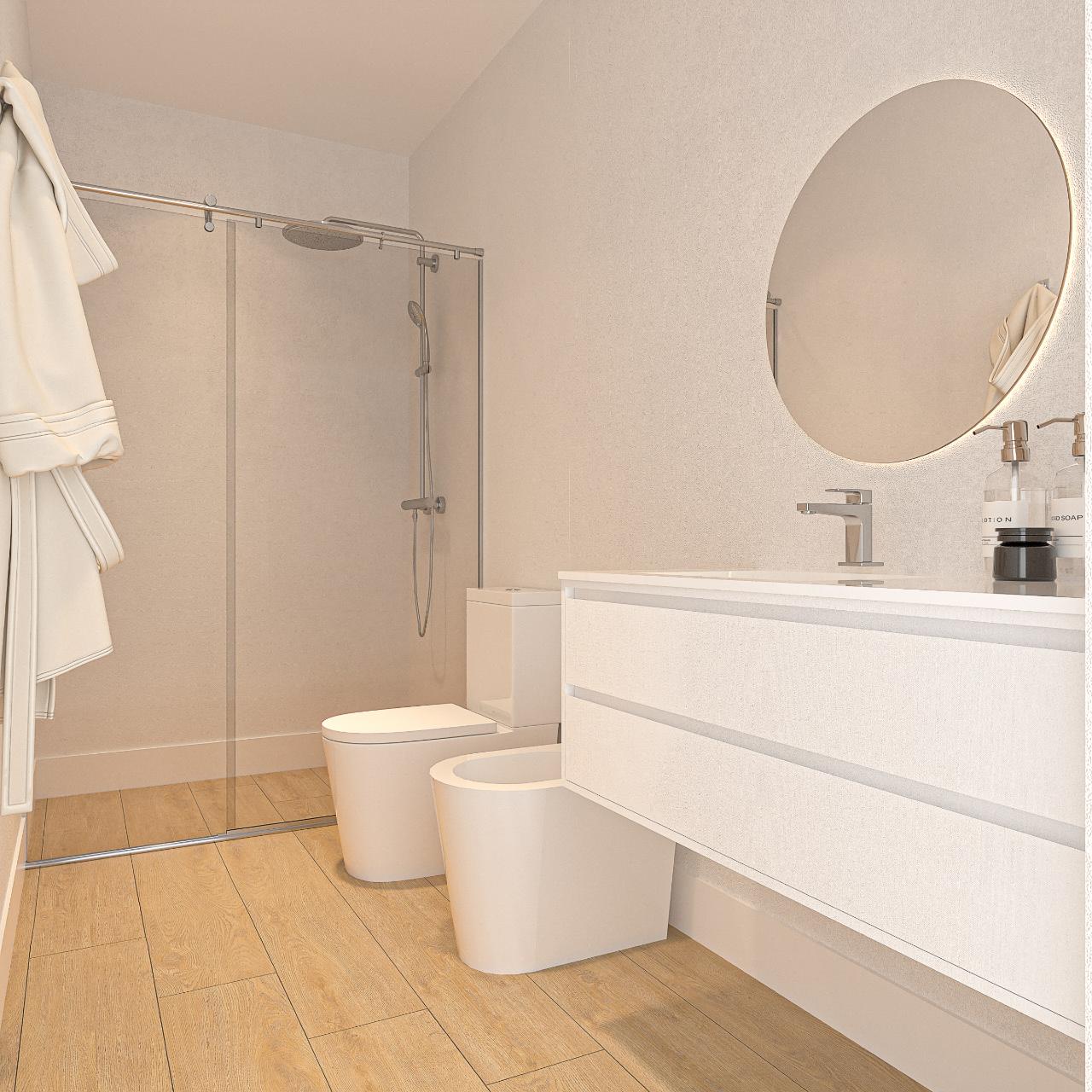 Lote urbano com 750 m² e projeto aprovado para conjunto habitacional contemporâneo de 4 unidades T3 em zona residencial de Évora